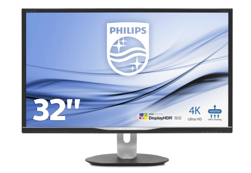 Monitor Philips – tylna część obudowy ze złączami i podstawą
