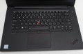 Laptop Lenovo ThinkPad P1 Gen – po złożeniu, obudowa od góry z logo producenta