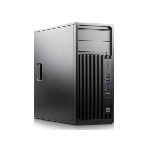 HP Z240 – lewa strona z zatrzaskami montażowymi