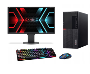 Zestaw Gamingowy  i5-8500 32GB 500GB SSD NVIDIA 4GB DDR5 Windows 11 PRO Monitor 23' IPS do GIER [A]  