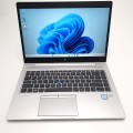 Laptop HP EliteBook 840 G6 – zamknięty laptop, obudowa od góry matowa