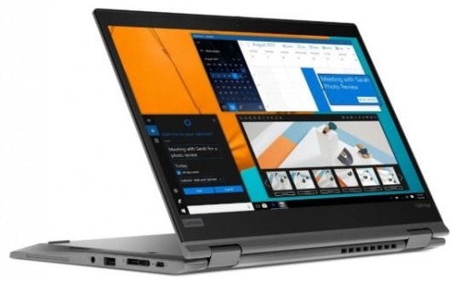Lenovo ThinkPad Yoga X390 – laptop biurowy 13,3 cala, rozłożony do pracy