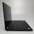 Laptop Lenovo ThinkPad Yoga X390 – ujęcie z tyłu, z tylnymi zawiasami i naklejka znamionowa