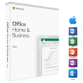 Microsoft Office 2019 Home & Business BOX PC & MAC – tylna część produktu całokształt