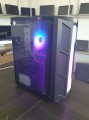 Komputer Do Gier 16GB 480GB I5-8400, Tower NOWA GeForce RTX 3050 6GB [Nowy] – widok z przodu z kontrolkami pracy
