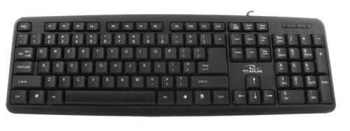Titanum – klawiatura przewodowa USB do komputera i laptopa