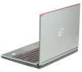 Laptop Fujitsu LifeBook E736 – zamknięty laptop, klapa górna z logo producenta