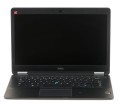 Dell Latitude E7470 – widok z przodu z otwartą klapą matrycy wyświetlacz i klawisze