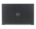 Dell Latitude 7480 – tył obudowy, z zawiasami matrycy i naklejka znamionowa