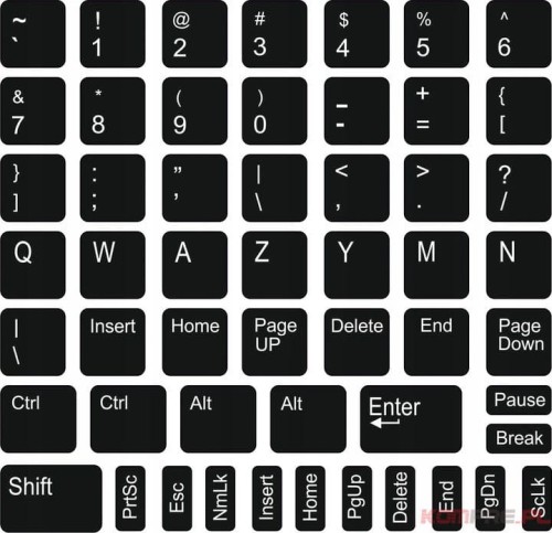 Naklejki na klawiaturę – część zamienna do laptopa