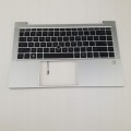 HP 840 845 – ujęcie z góry pełny układ klawiszy