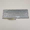 Klawiatura HP 440 445 – przód klawiatury profil klawiszy