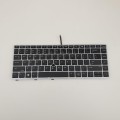 Klawiatura HP 745 840 – widok górny rozmieszczenie klawiszy QWERTY