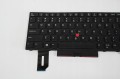 Klawiatura Lenovo T480s T490 – widok z boku kąt nachylenia klawiatury