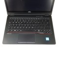 Fujitsu Lifebook U728 - stylowa, ciemna obudowa z logo, stan używany klasa A-