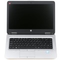 Laptop HP ProBook 640 G2 – prawy bok z dostępem do portów USB do podłączenia akcesoriów