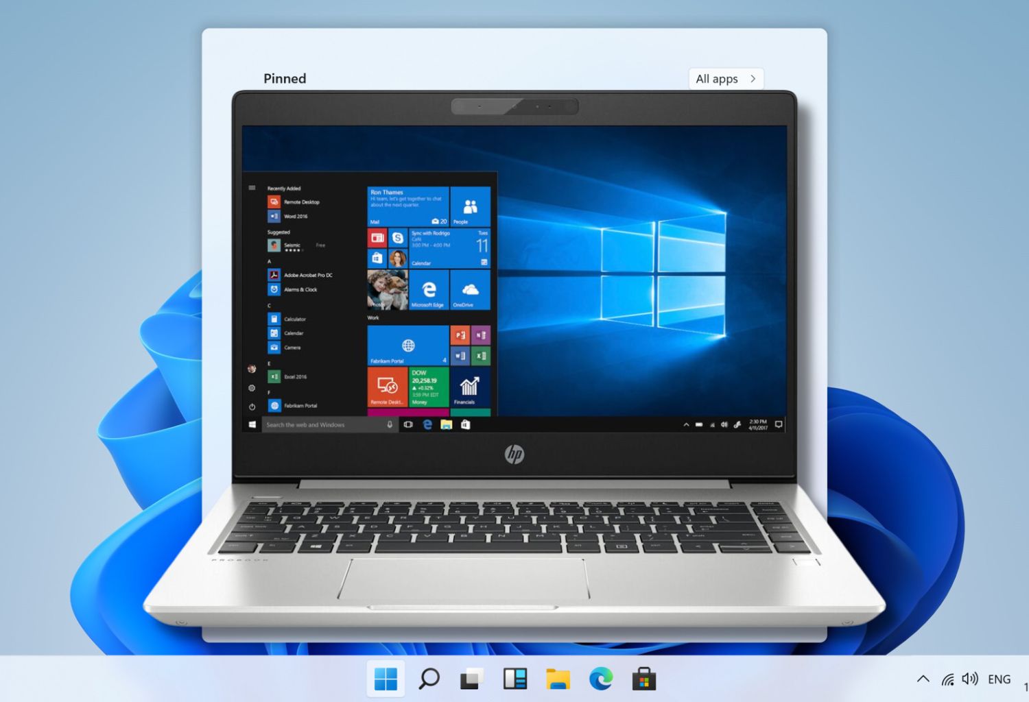 HP ProBook 445 G6 Ryzen – widok z przodu