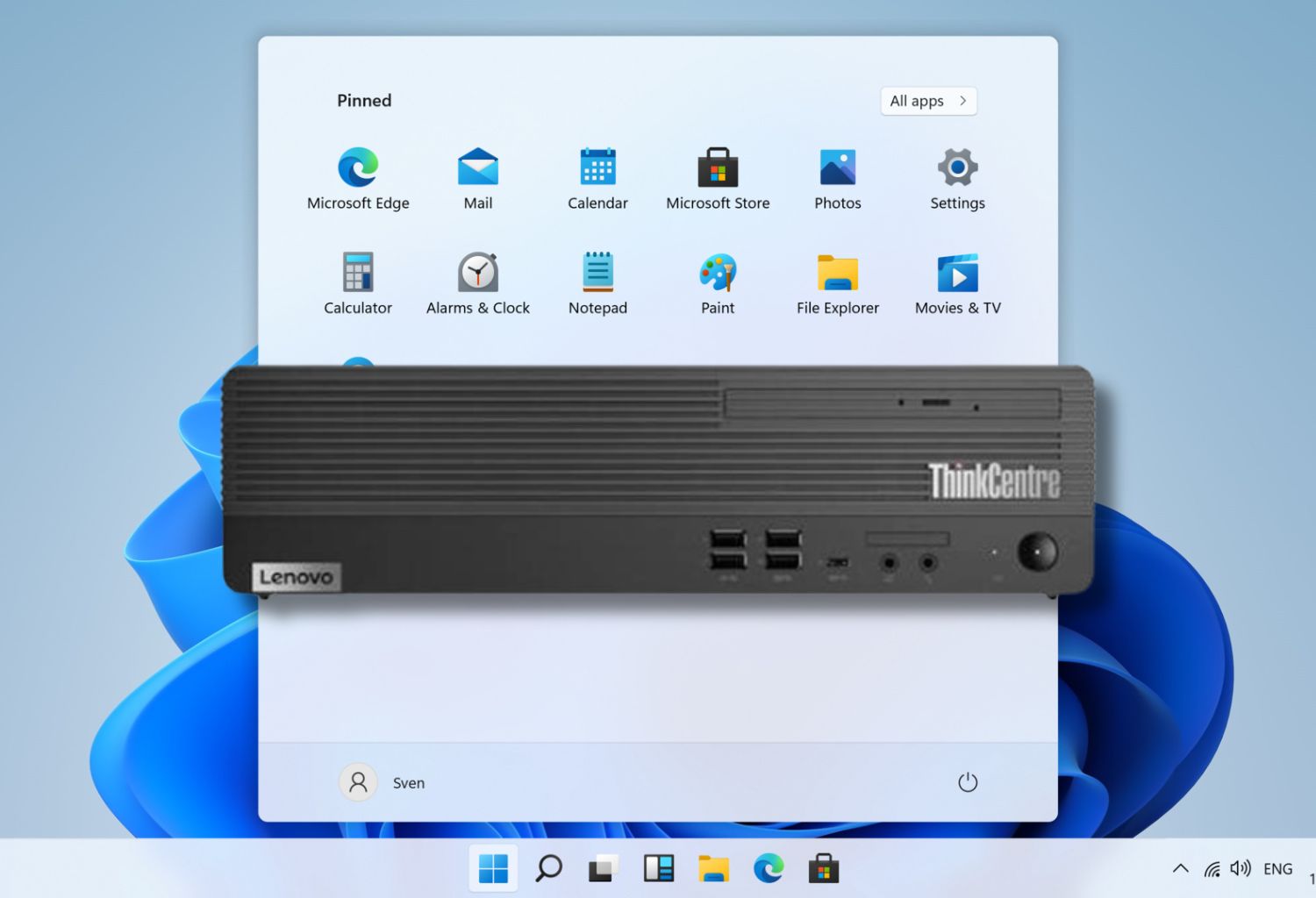 Lenovo ThinkCentre M70s SFF i5-10505 – widok z przodu