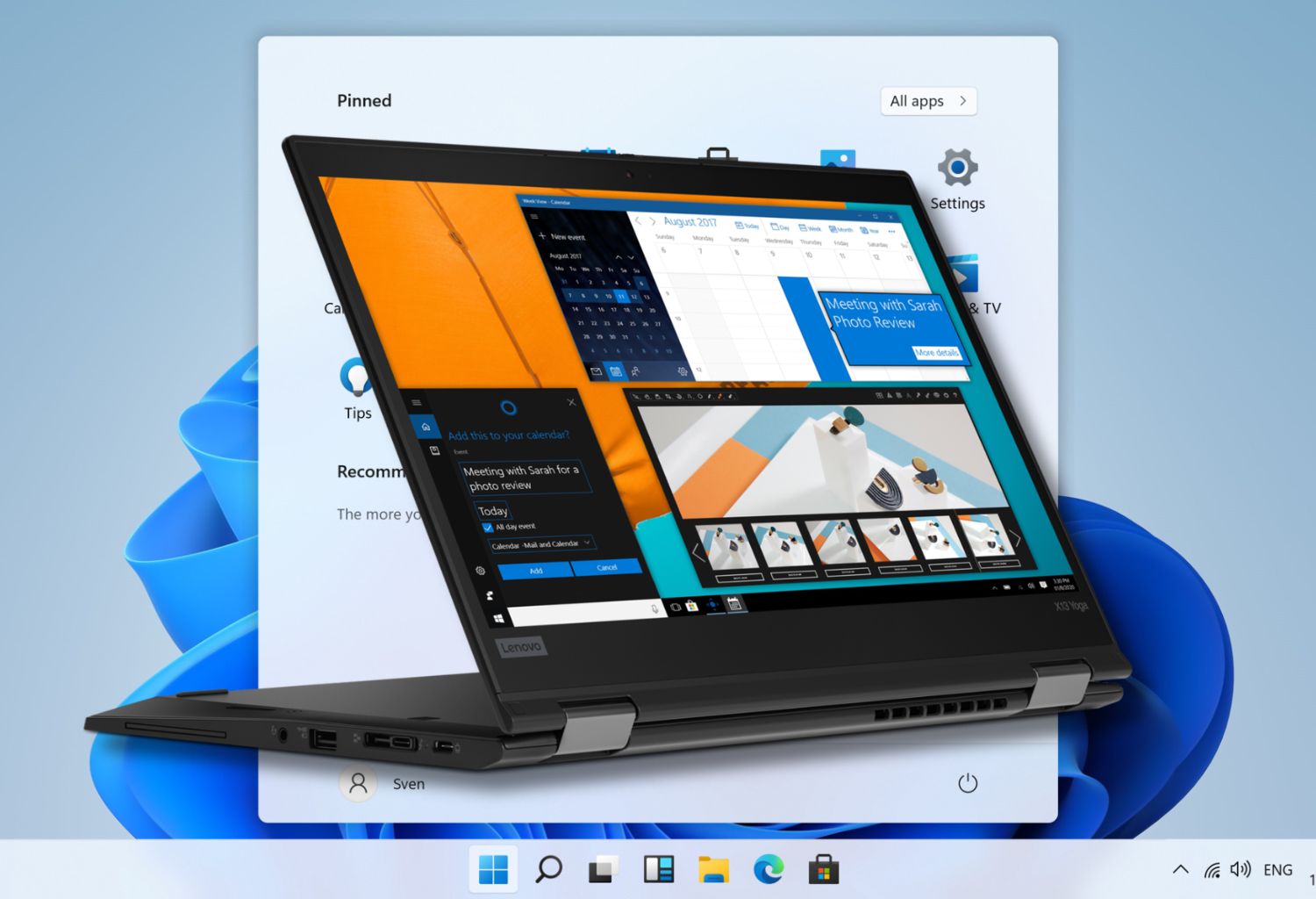 Lenovo ThinkPad X13 Yoga Gen1 i5-10310U – widok z przodu