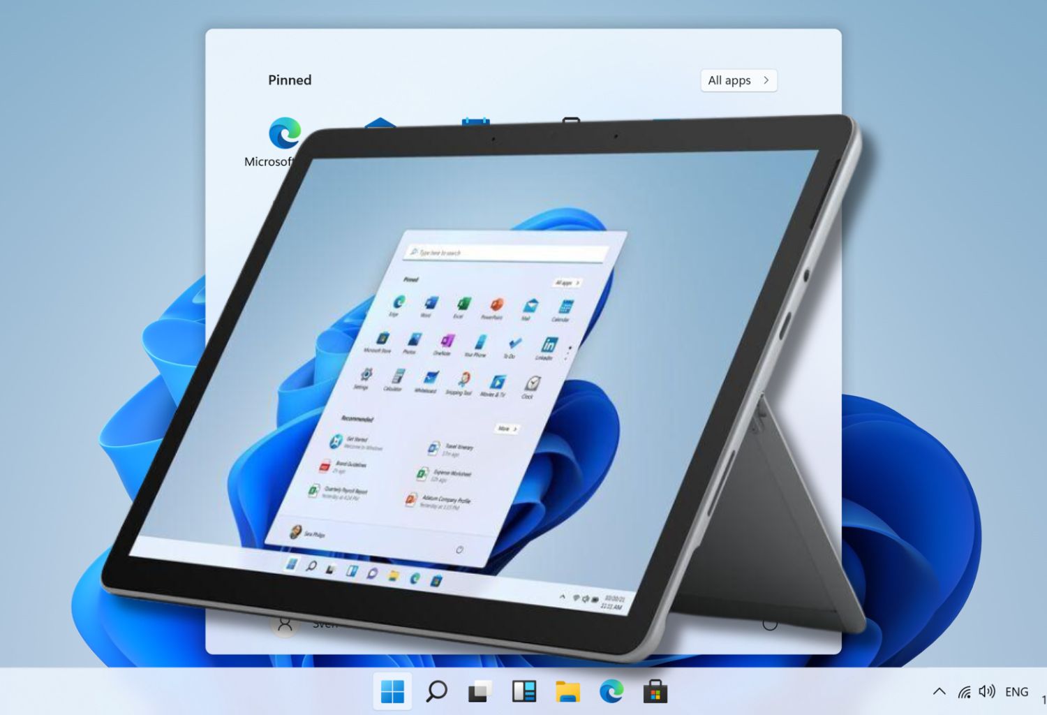 Microsoft Surface GO 2 – widok z przodu