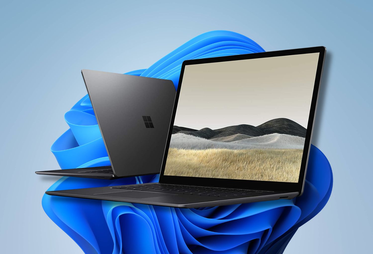 Microsoft Surface Laptop 3 13,5 cala Matte Black – widok z przodu