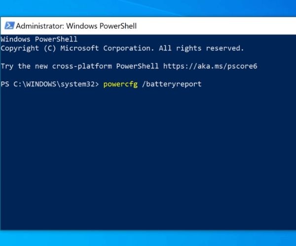 PowerShell sprawdzanie baterii powercfg batteryreport